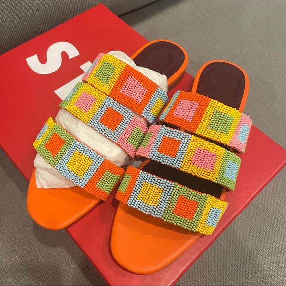 Staud Mona Beaded Sandal - Picture 3 of 4